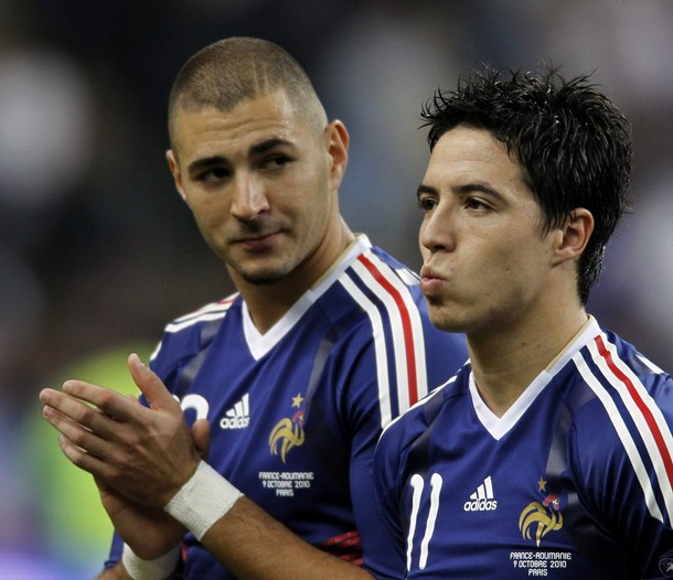 Samir Nasri named France's top player